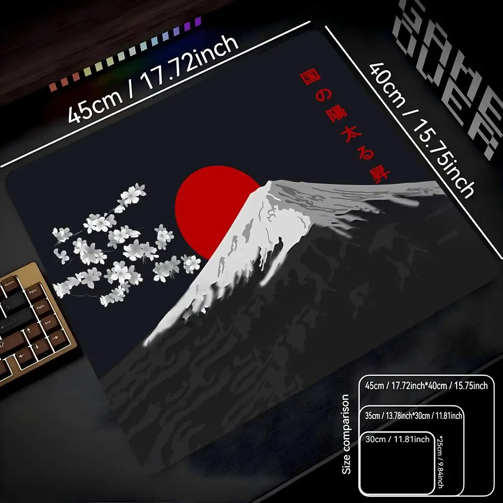 

Mount Fuji in Japan Mouse Pad Office Computer Desk Mat Small Table Keyboard XS Mouse Pad Laptop Non-slip Deskpad Home Decor Rug