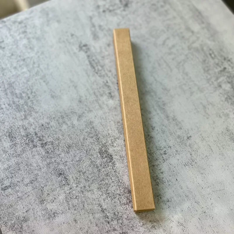 

30pcs Vintage Kraft Paper Incense Stick Storage Box Empty Long Joss Sticks Packing Packaging Boxes Container 23x2x2cm