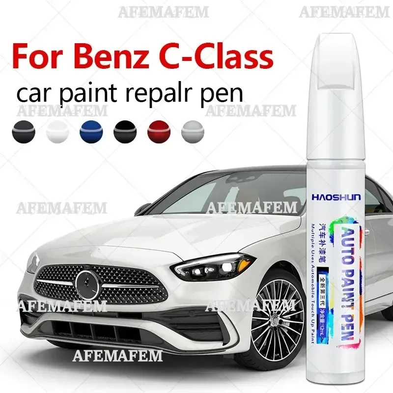 Image of Lackreparaturstift Kratzerentferner DIY Auto-Zubehör Schwarz Weiß Für Mercedes Benz C-Klasse 1993-2025 W204 W205 W206
