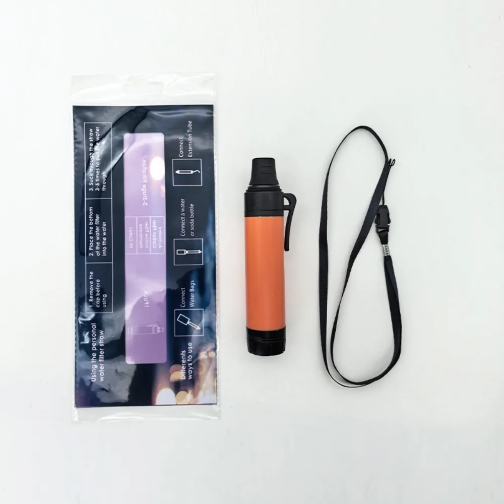 

Mini Mini Water Filter Straw Purifier Direct Drinking Purification Water Filter Straw Survival Drinking Water Filtering Straw