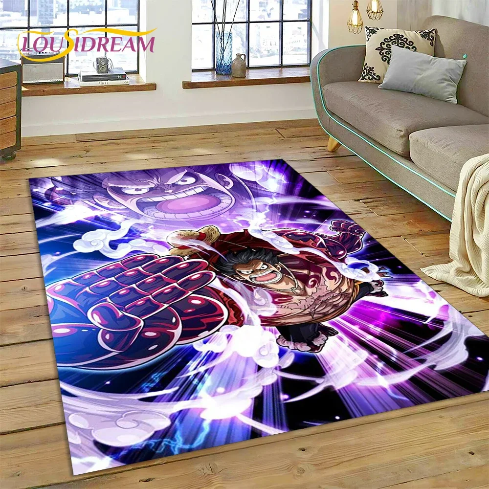 2025 New One PIECE-E Cartoon Anime Carpet Rug for Home Living Room Bedroom Sofa Doormat Decor,kids Area Rug Non-slip Floor Mat