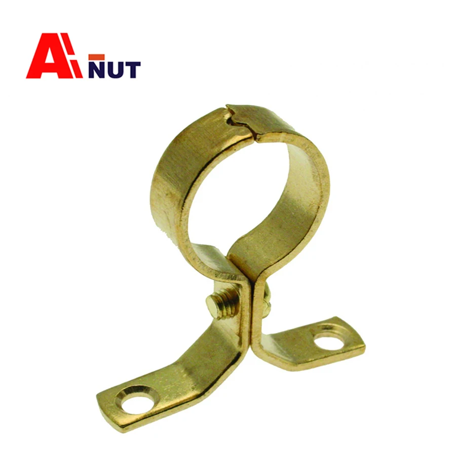 Brass Pipe Clip Bracket Fixed Clamp,C044
