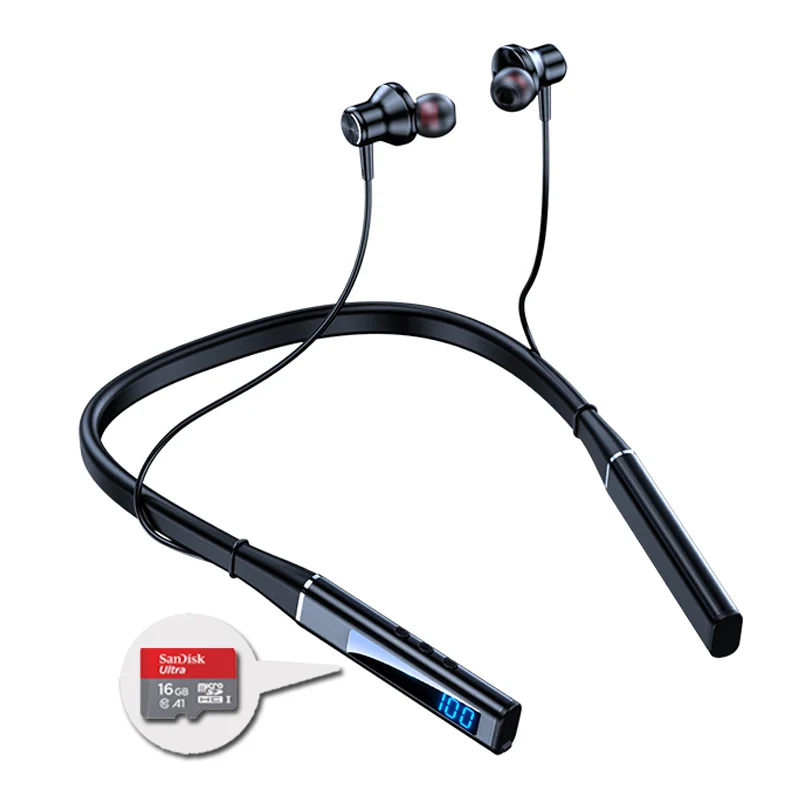 Wireless Headphones Neckband Bluetooth Earphone With Microphone Long Battery Headset High Quality Auriculares Sport For TF Card