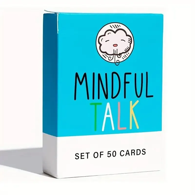 

The School Of Mindfulness Mindfulness Game For Kids Mindful Talk Cards For Children And Parents For Meaningful Conversations