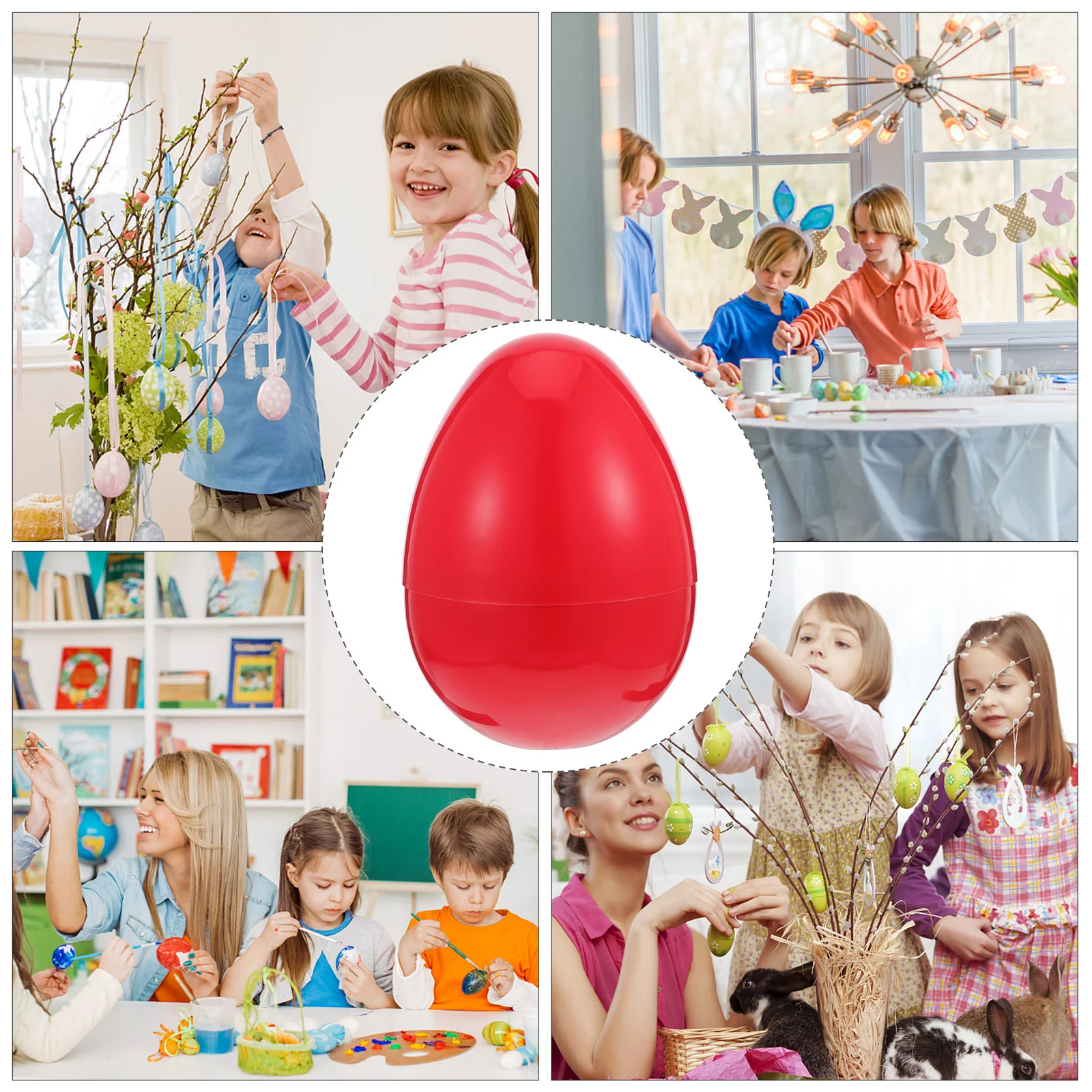 Simulated Egg Decoration Easter Organizer DIY Party Lightweight Hay Decorative Child Ornament