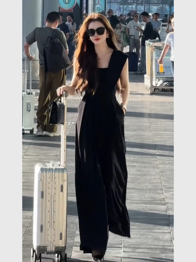 

Новый модный летний комплект для женщин 2026: элегантный и стильный костюм с широкими брюками с высокой талией