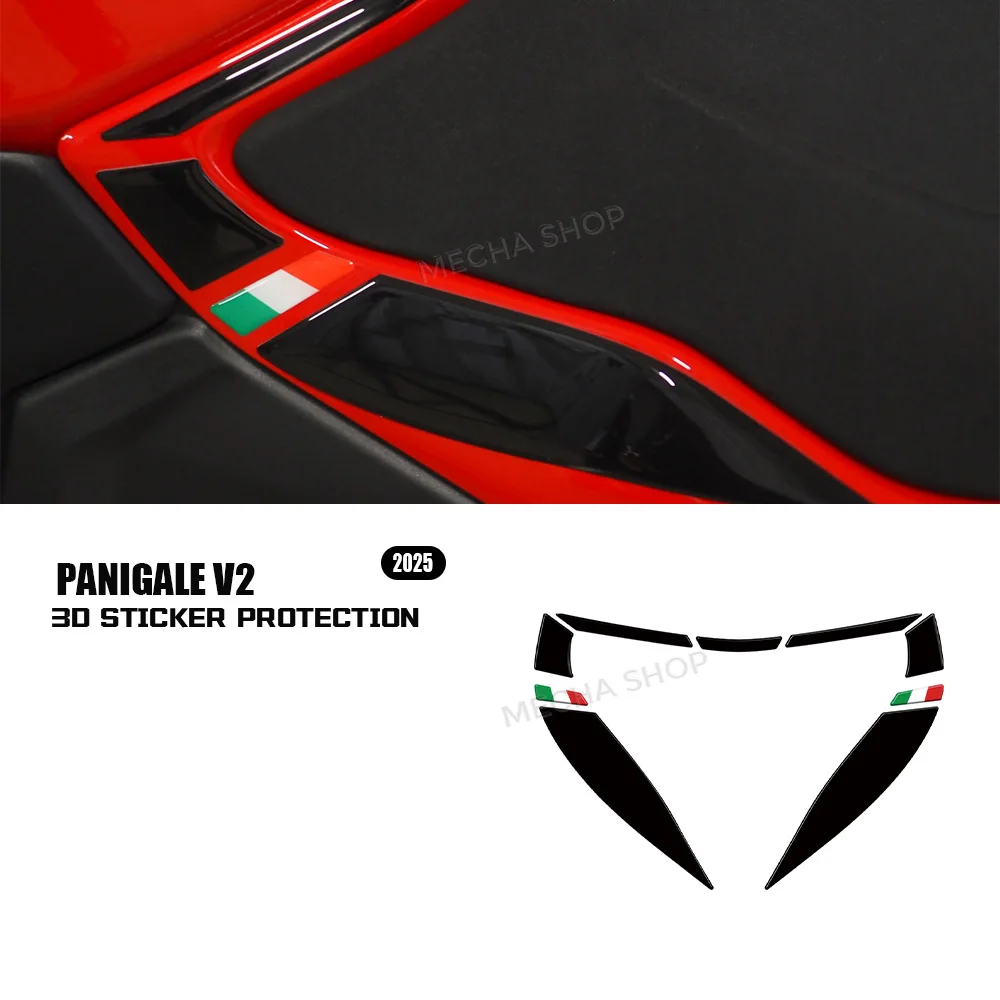 

Для Panigale V2-Streetfighter V2 V2s мотоцикла 3D эпоксидная смола защита переднего сиденья декоративные наклейки 2025