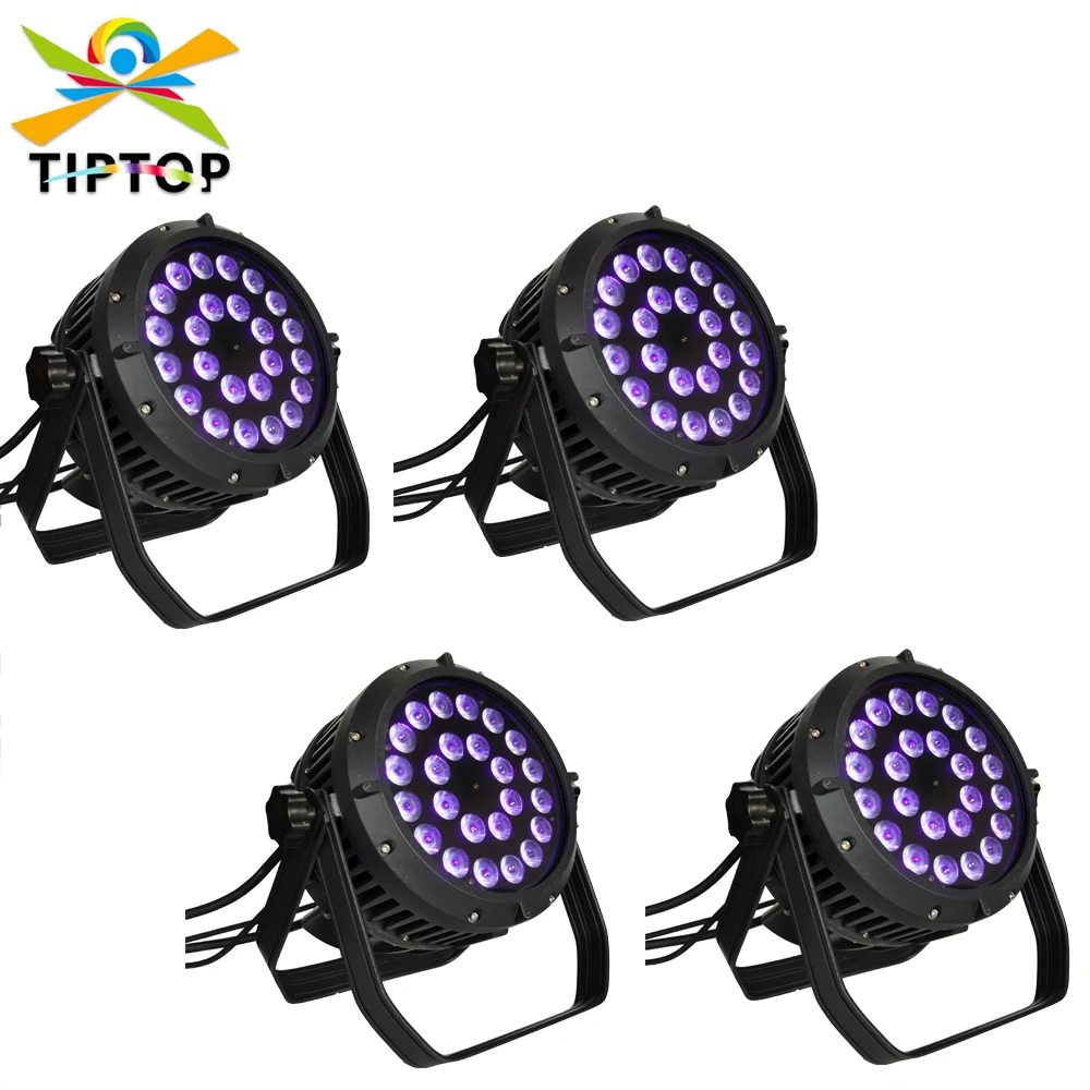 

TIPTOP Stage Lights 250W RGBWAP LED Stage Spotlights 24X18W LED Par Light DMX Master-Slave DJ Lights Spotlight Fresnel
