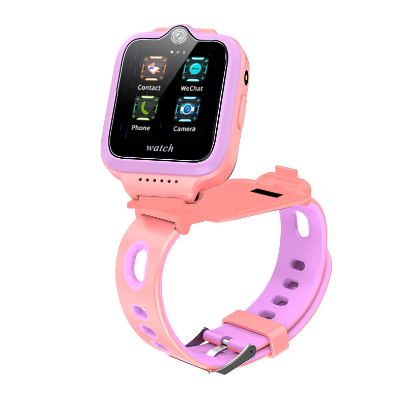 

Kids Smart Watch 4G Sim Card SOS Phone Call GPS LBS Positioning Dual Cameras IP67 Waterproof Best Boys and Girls Gifts