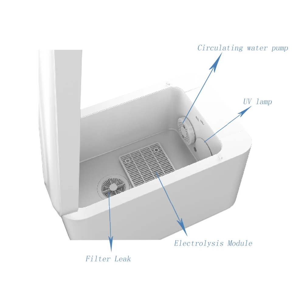 touch screen duel-mode tableware cleaning fruits and vegetables cleaner Counter top Fruit and veggie wash machine