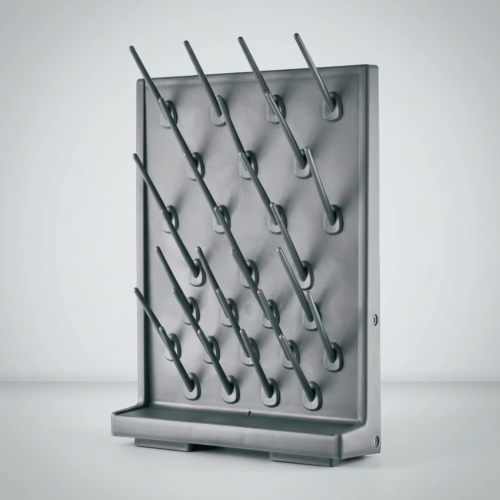 Customizable Chemical Resistant Drip Rack for Laboratory School Factory Research Institute Commercial Furniture