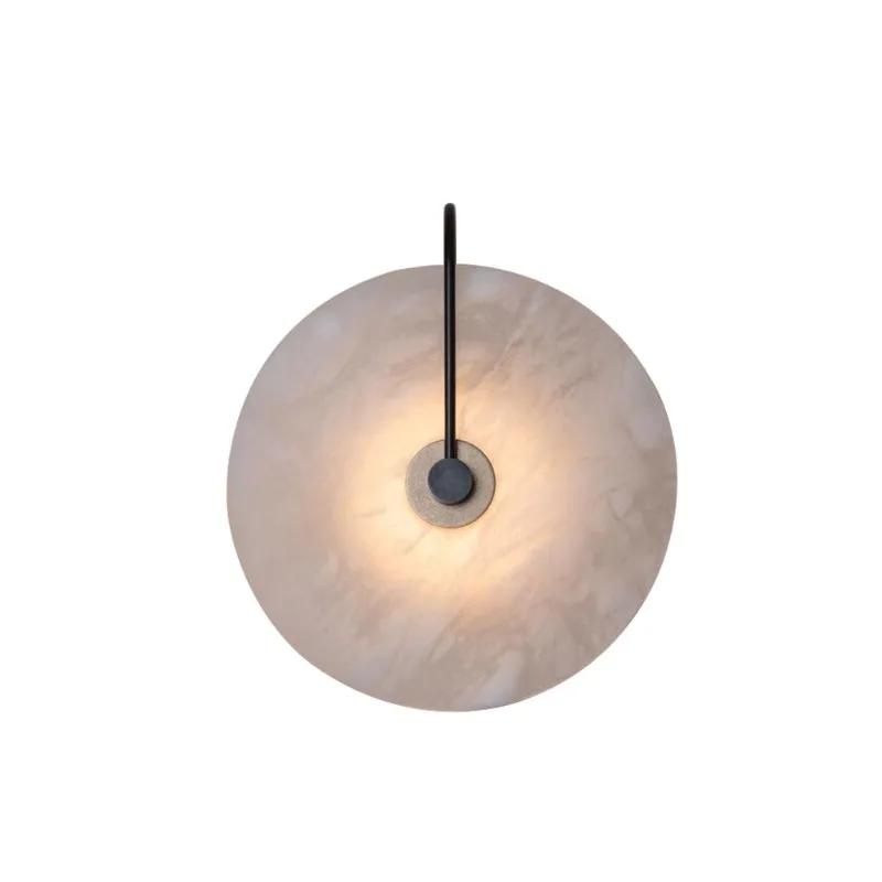 

Modern Bedroom Bedside Wall Lamp Medieval Art Living Room Background Wall Corridor Marble Wall Lamp