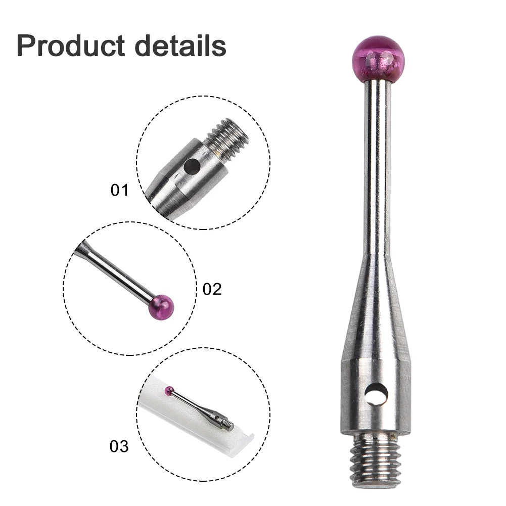 

Эффективный щуп CMM для резьбы M3 с дизайном длиной 21 мм и шариком диаметром 3 мм A 50003553