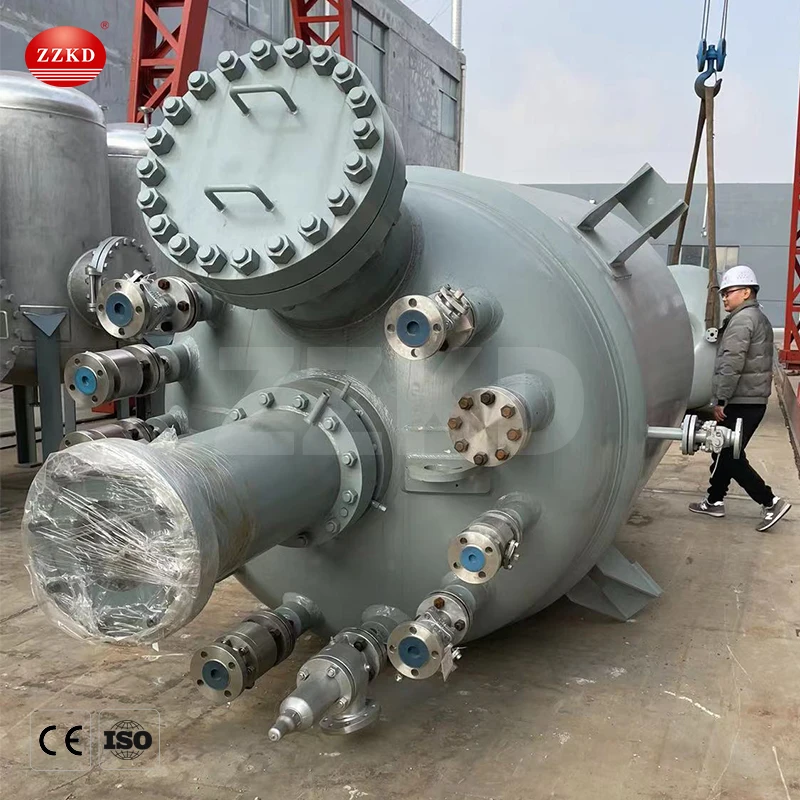 Stainless Steel 1000L 20000L Continuous Stirred tank Reactor Industrial Batch Reactor