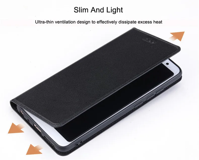 Genuine Leather Flip Case for Xiaomi Redmi Note 5 6 7 8 8a 8T 9 9a 9c 9t 9s 10 10s 10t 11 K20 Pro Poco X3 NFC F1 Cover Case image 3