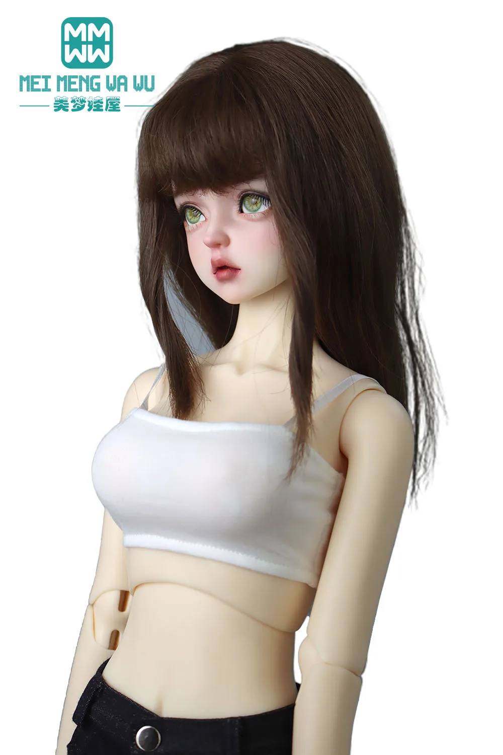 1/3 60cm DD SD BJD Puppenkleidung Spielzeug Gelenkpuppen Mode-Trägertop T-Shirts Geschenk für Mädchen – Detail 6