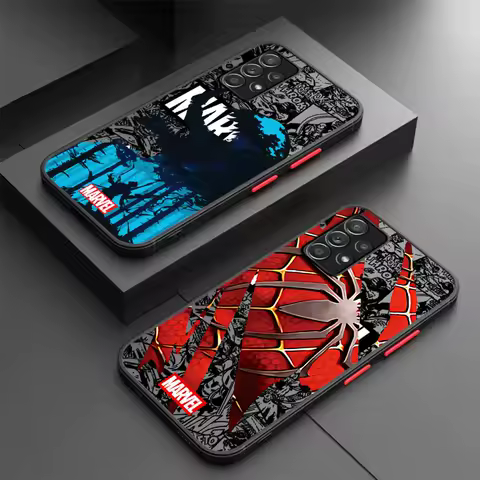 Marvel Sipiderman Venom Phone Case for Samsung A21s A73 A33 A52s A56 A22 A25 A23 A54 A24 A52 A35 A53 A32 A72 A55 Soft Cover