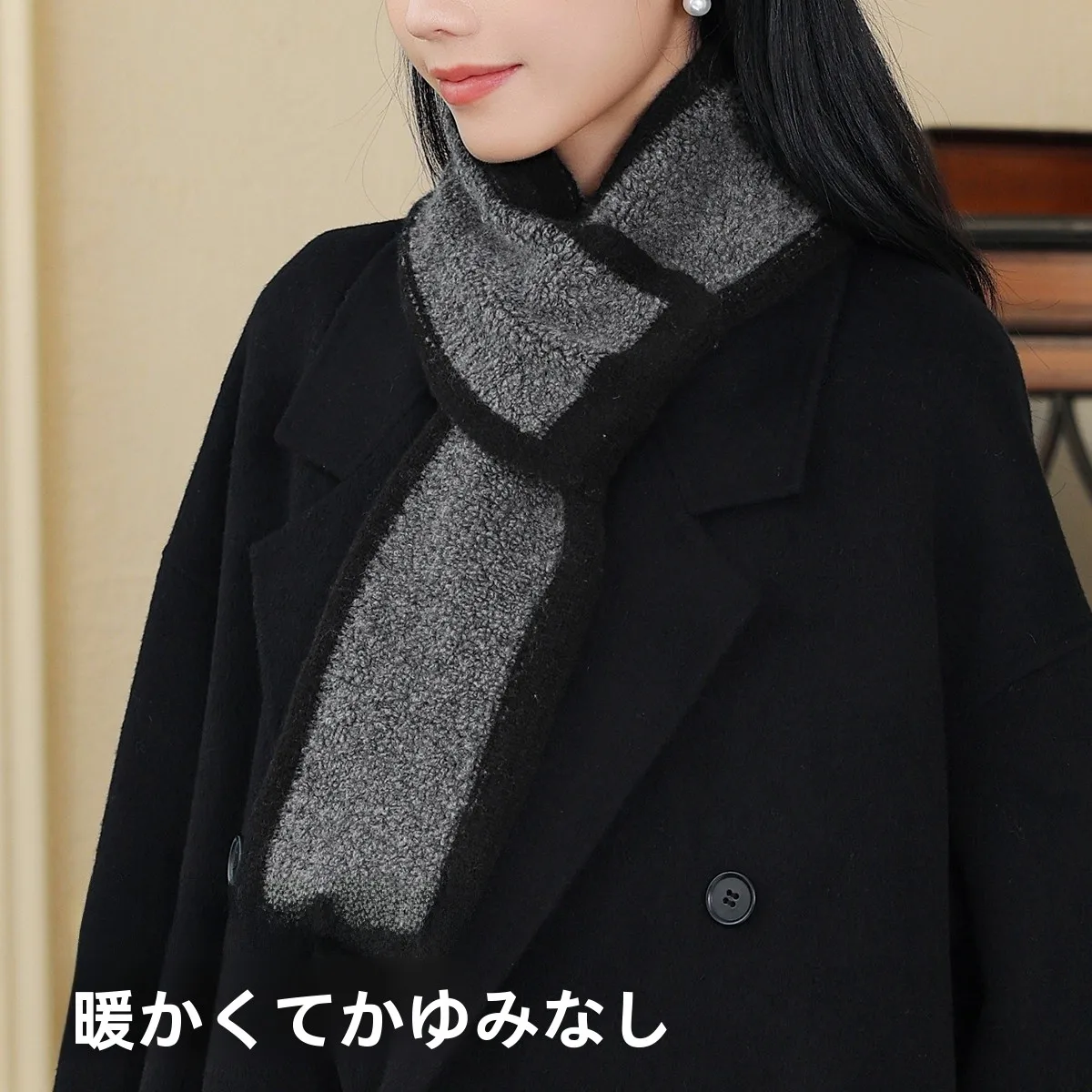 00-pure-wool-scarf-women's-ne-protection-thi-warm-windproof-fall-winter-small-punched-scarf-gift-bag-paaging
