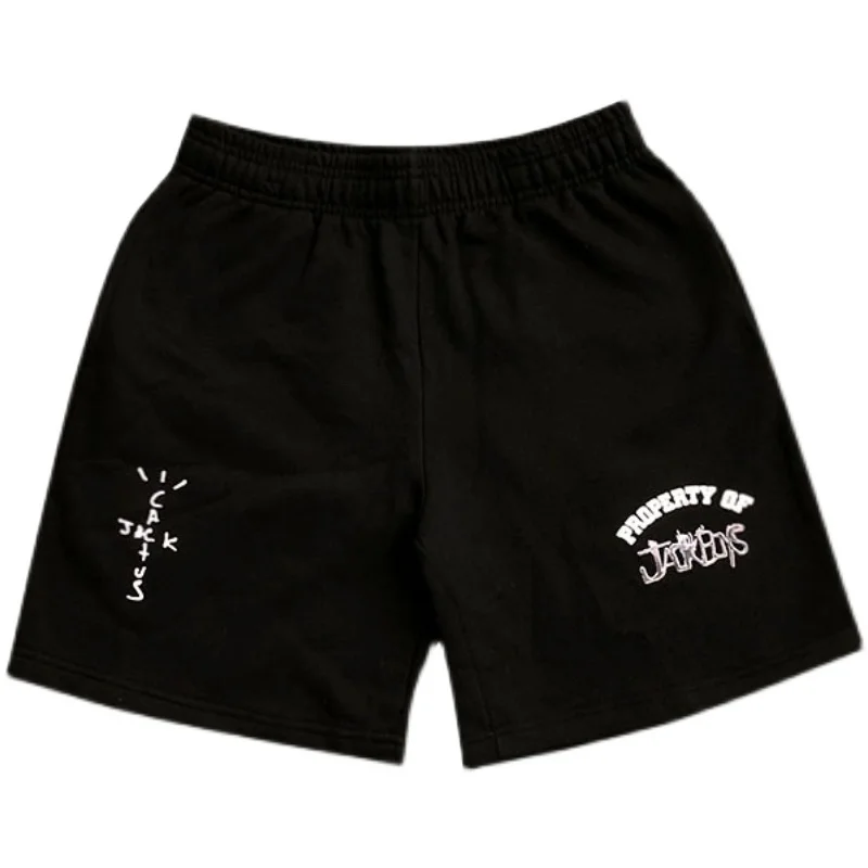 Travis Scott Property of Jack Boys Shorts High Quality Cotton Summer. Travis Scott Property of Jack Boys Shorts