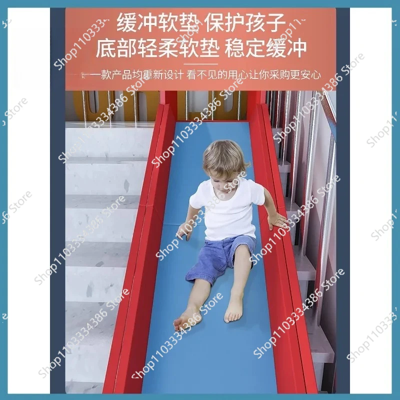 

Early Childhood Education Kindergarten Stairway Modification Slide Indoor Soft Bag Folding Slide Sensory Corridor