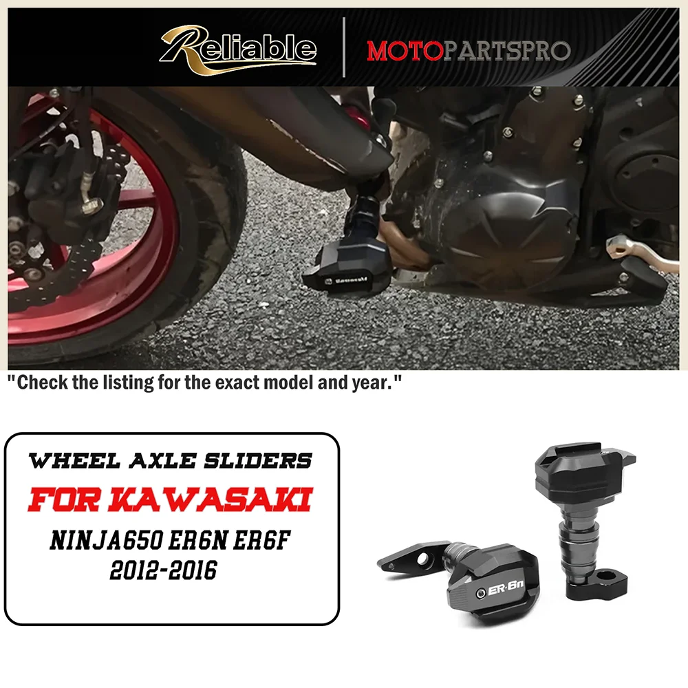 

Fall Protection Frame for KAWASAKI ER6N ER6F ER-6N ER-6F NINJA 650 ER 6F Motorcycle, Sliding Fairing, Crash Protection