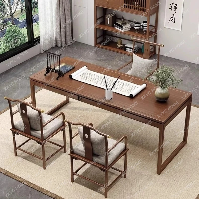TT  solid wood desk home living room office computer desk writing desk