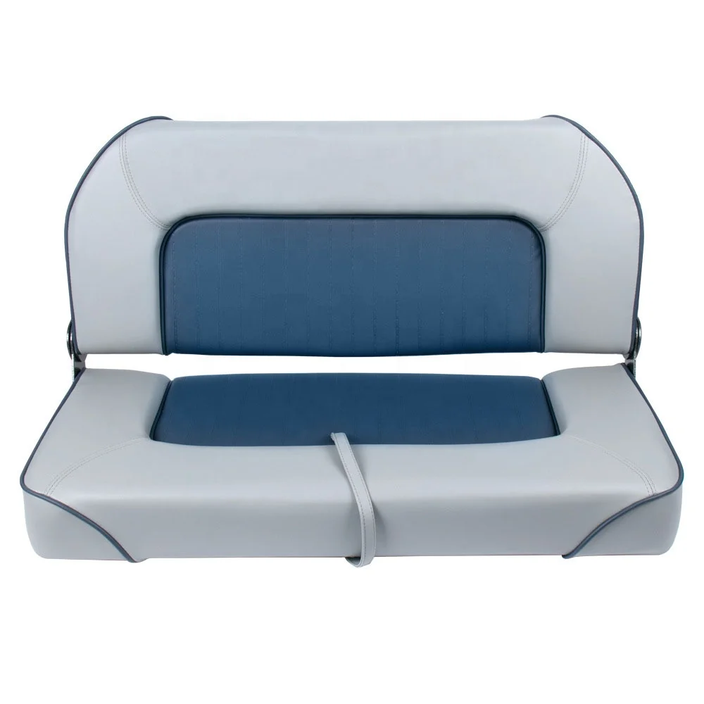Marine Boat Sofa Bench Seat Comfortable Upholstered Folding Double Boat Seat For Yacht Boat Ship