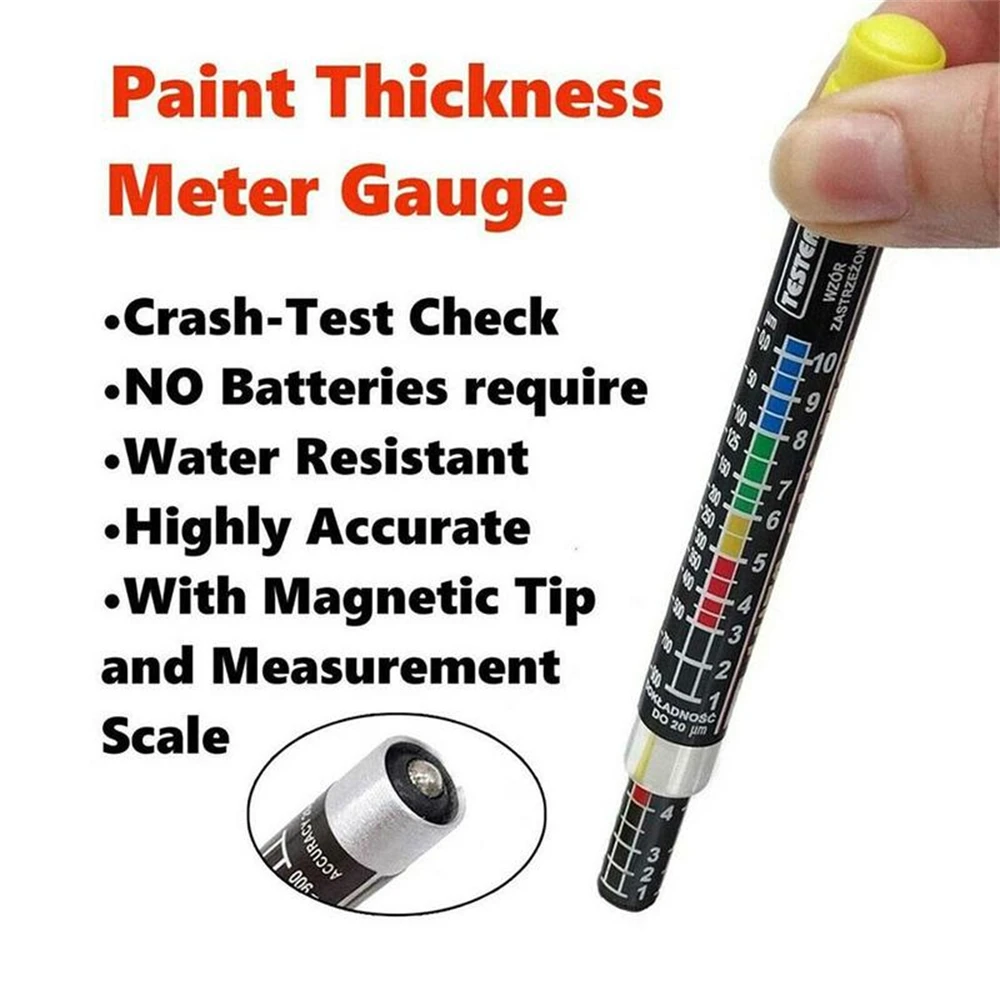

Car Paint Test Thickness Tester Meter Gauge Auto Paint Cars Paint Crash Check Test Paints Tester With Magnetic Crash
