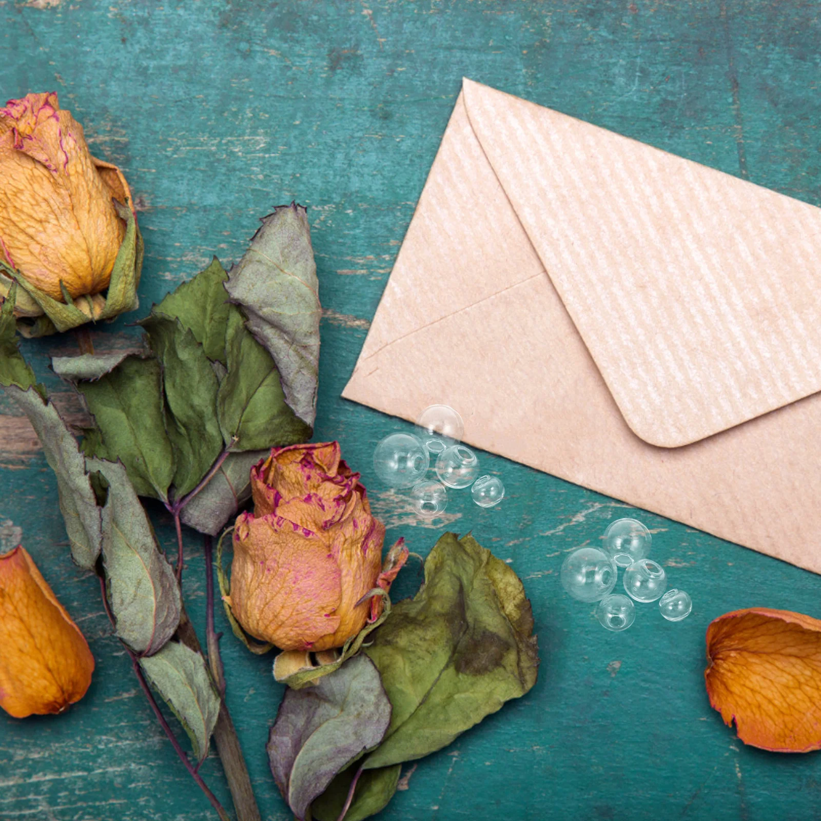 

100Pcs Mini Glass Globe Clear Transparent Bottle for DIY Pendant Charms Earring Making Craft Projects Hanging Fillable Ornament