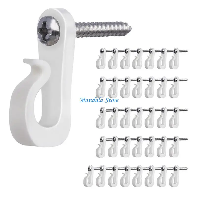 

U2JC Sturdy Gutter Hook for Easy Hanging and Cable Managements Household Use
