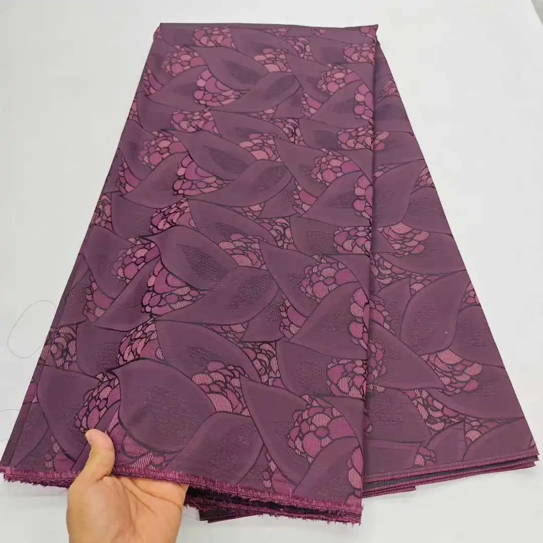 

New Design Brocade Jacquard Lace Fabric 2025 High Quality African Fabric Lace French Lace Fabric For Women Wedding Dress Sewing