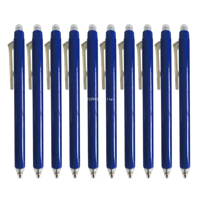 10x/Set 0.5mm Pen Gel Pen Neutral Pen Heat Erasable Pen for Student Dropship