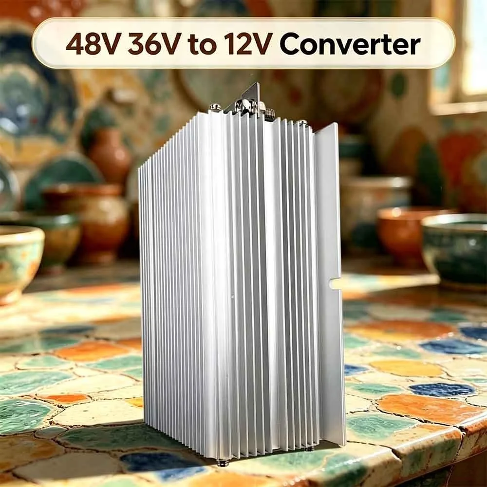 50A 60A 600W 720W Golf Cart 48V 36V Step Down to 12V Converter Voltage Regulator Golf Cart DC Buck Voltage Converter Waterproof