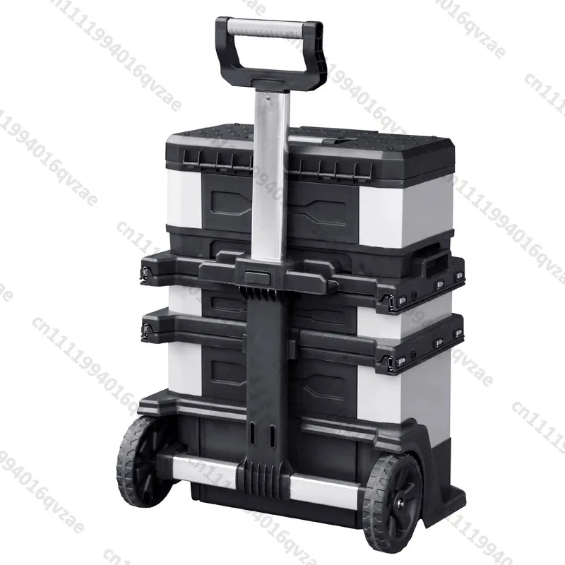 Super Large Metal Splicing Combination Toolbox Hardware Tools Repair Wheeled Tool Cart