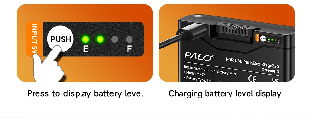12000mAh Lautsprecher-Akku für JBL Xtreme 4, Akku für JBL PartyBox Stage 320, Hochleistungsakku mit TYPE-C-Ladefunktion – Detail 15