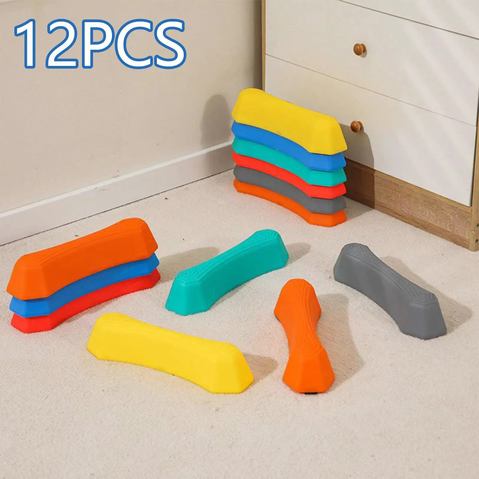 Balance Stepping Stones Obstacle Courses Promoting Children's Coordination