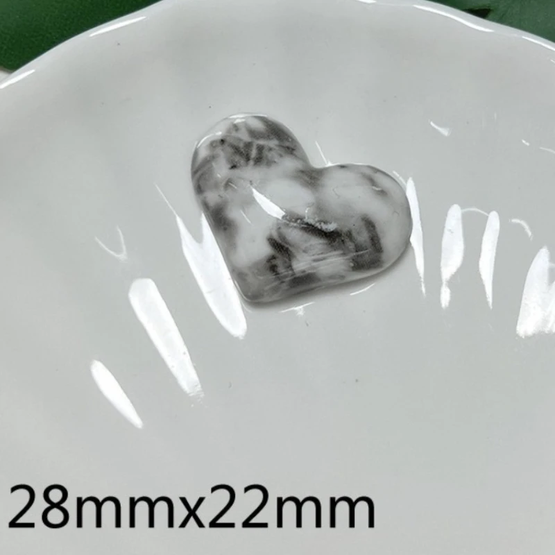 Acrylic Ink Wash Effect DIY Accessories Bow Heart Shaped Decorative Parts Handmade Craft Materials Shoes and Clothing Decoration