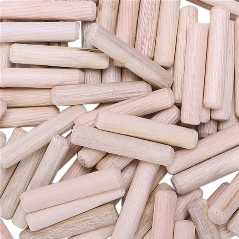 

500 Pack Wooden Dowel Pins Wood Kiln Dried Fluted And Beveled