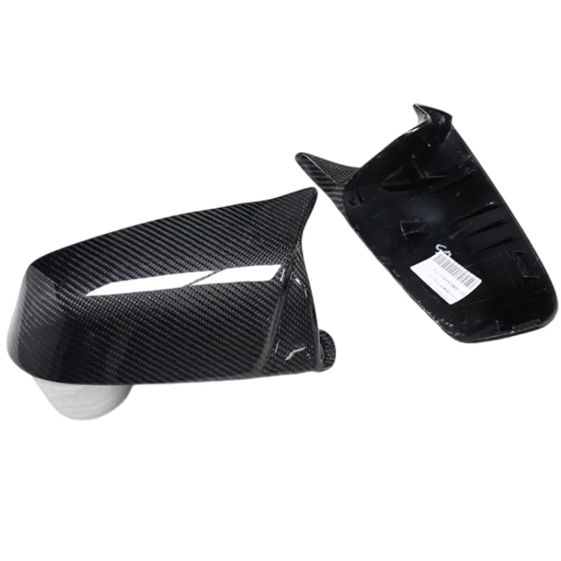 Ostateczna nakładka na lusterko boczne z włókna węglowego do BMW E60 F10 F07 F06 F12 F13 F01 F02, akcesoria zewnętrzne