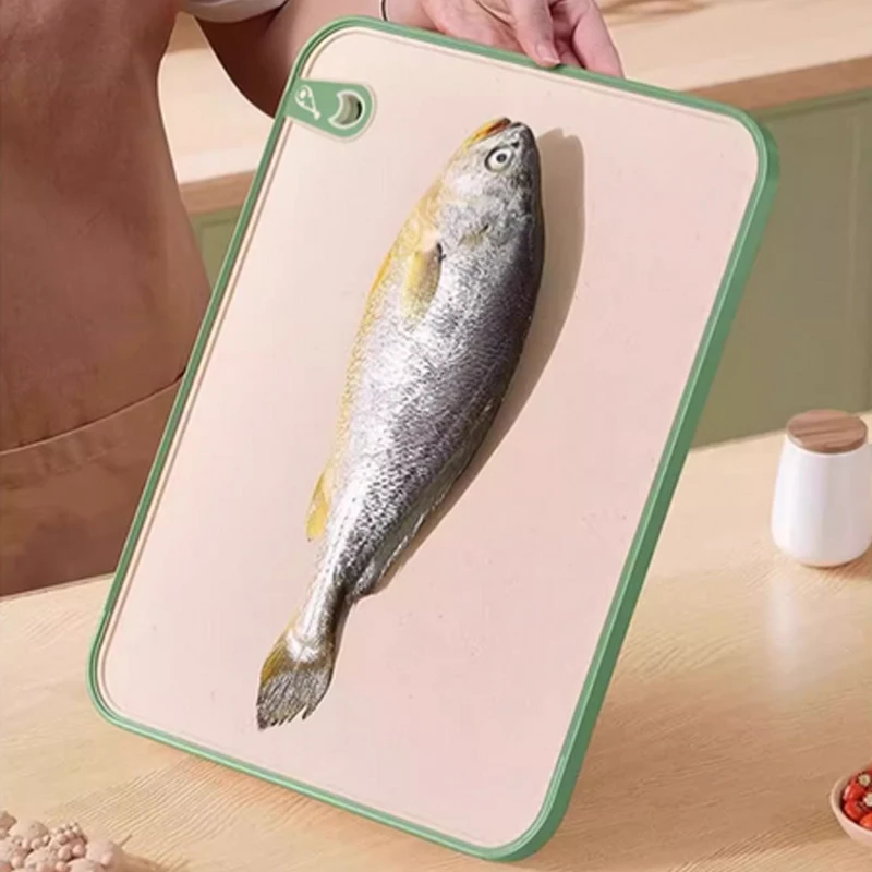 Cutting Board with Trays, Cutting Board Household Kitchen Accessories, Cake Fruit Steak Tray, Household Goods Cutting Board, 1Pc view 4
