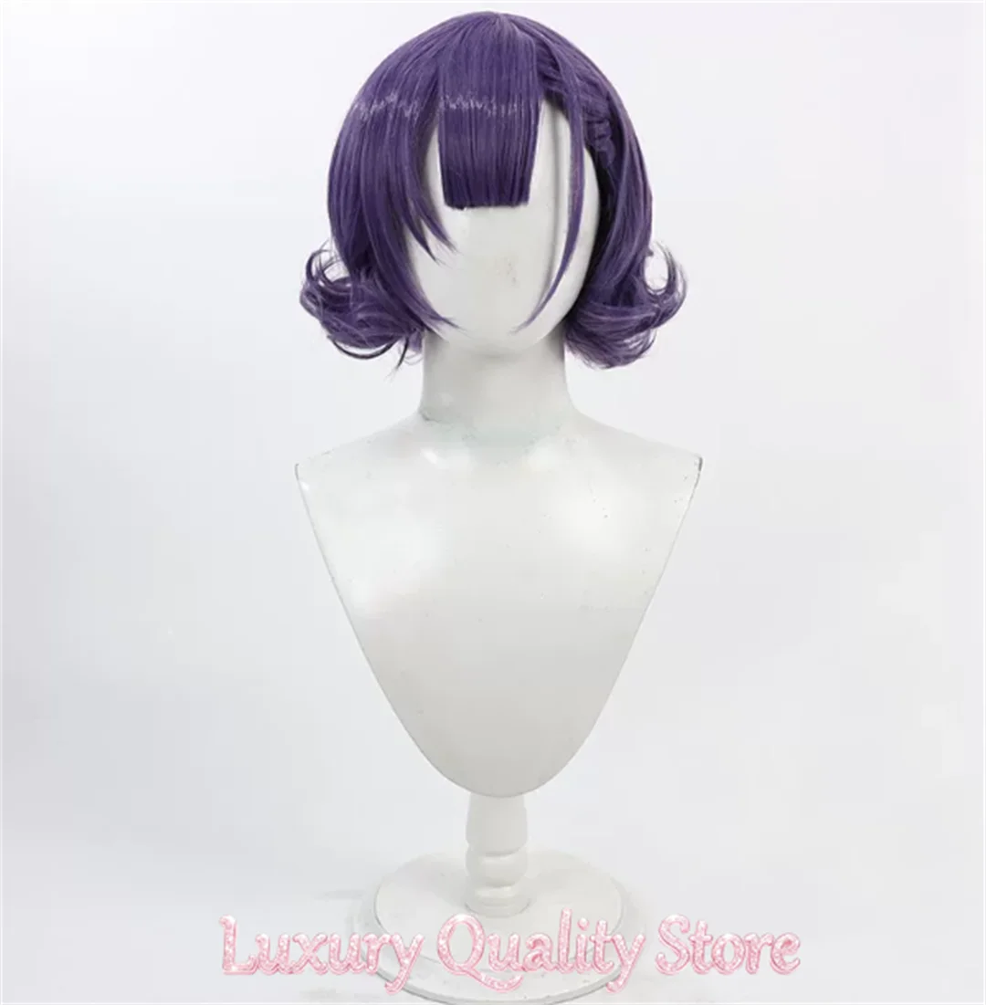 Cosplay NIJISANJI VTuber Nanase Suzuna Wig Anime Carnival Party Purple Wig Heat Resistant Synthetic Wig