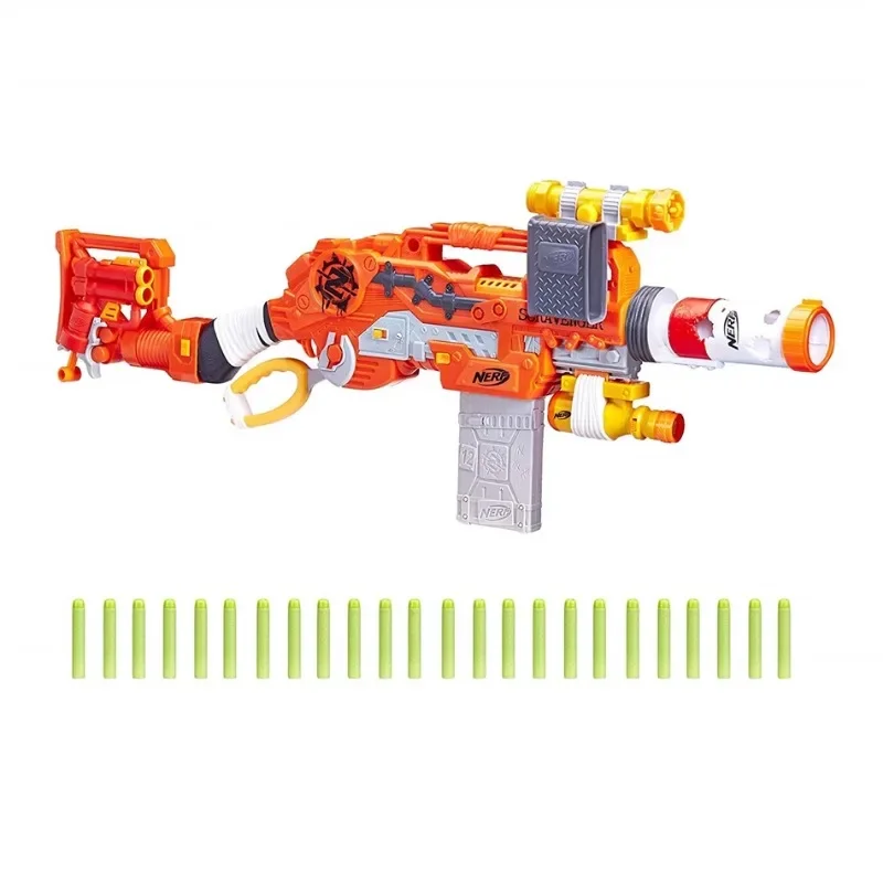 Hasbro Heat Nerf Scravenger Zombie Module Orange Machine Launcher Handmade Model Gift Back To School Anime Mother Kids Toys