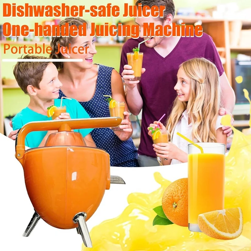 Electric Orange Juicer Squeezer Portable Lemon Squeezer Machine For Oranges Grapefruits Slag Juice Separator EU Plug