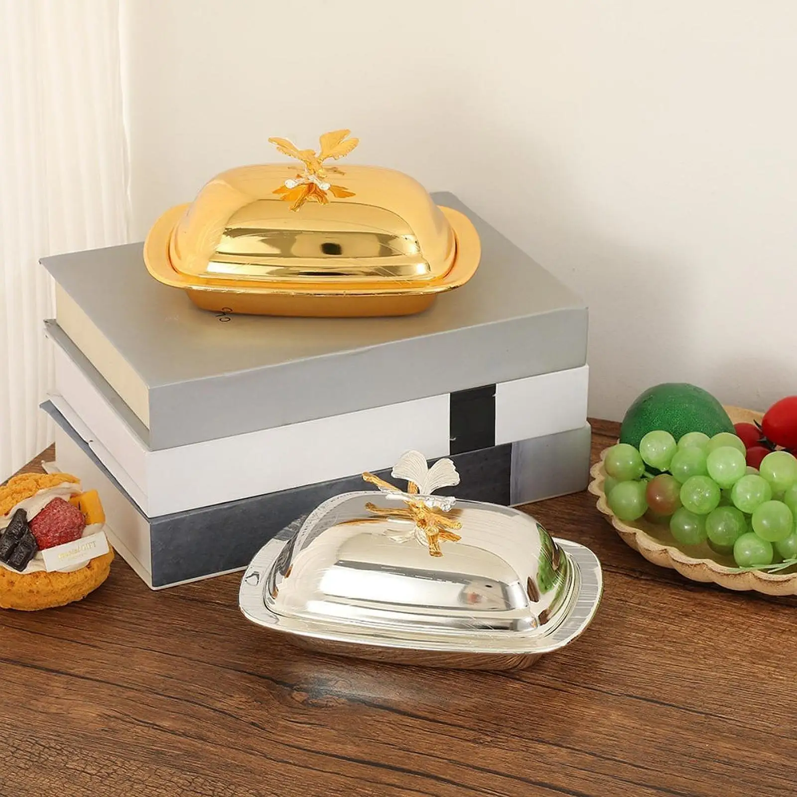 

Многофункциональная масленка-подставка для сыра с крышкой, тарелка для сухофруктов и закусок для отелей, кухонь, свадебных фуршетов, праздников