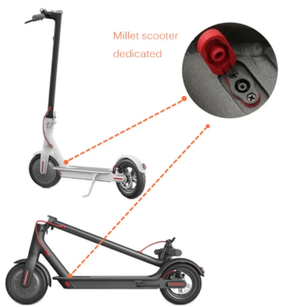Battery Charger Socket Electric Scooter Charging Port Efficient Charging Ability High-quality Silicone Material Daily Commuting