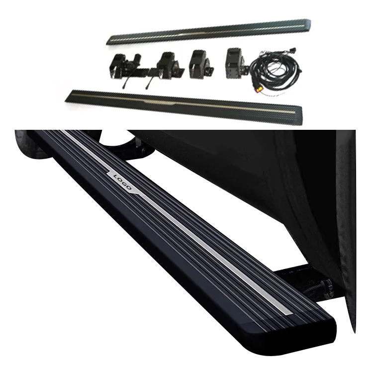 

Side Step Car Exterior Accessories Side Pedal Customized Logo Auto Running Board for Toyota RAV4 Highlander Sienna 2015-