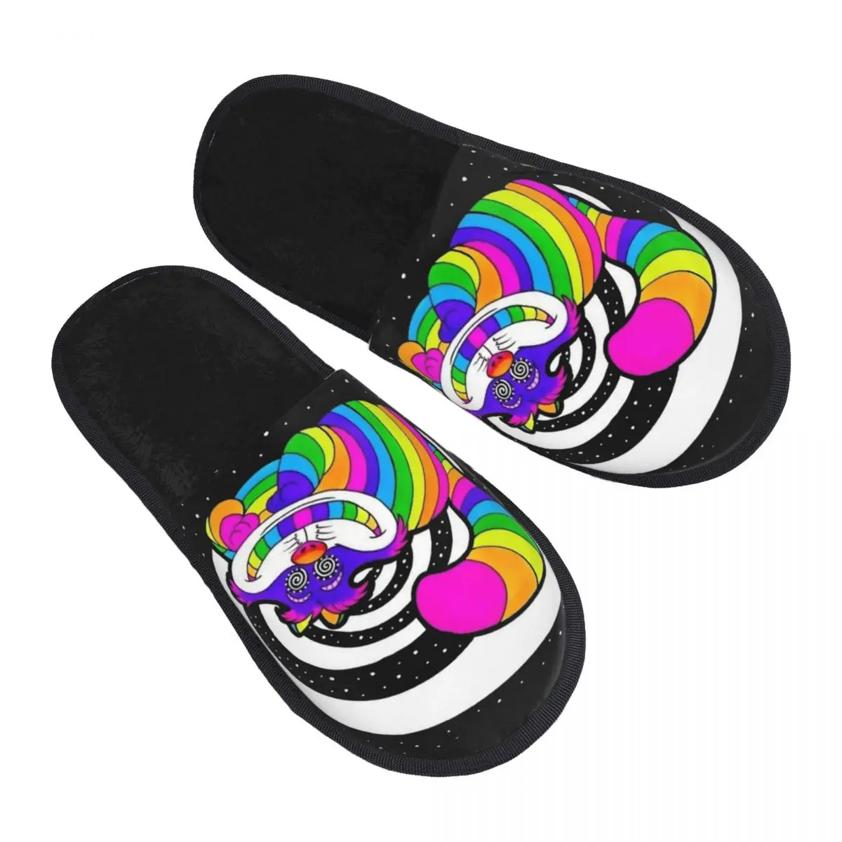 

Красочные домашние тапочки с чеширским котом и улыбкой на заказ, женские мягкие тапочки без шнуровки из пены с эффектом памяти, тапочки для спальни