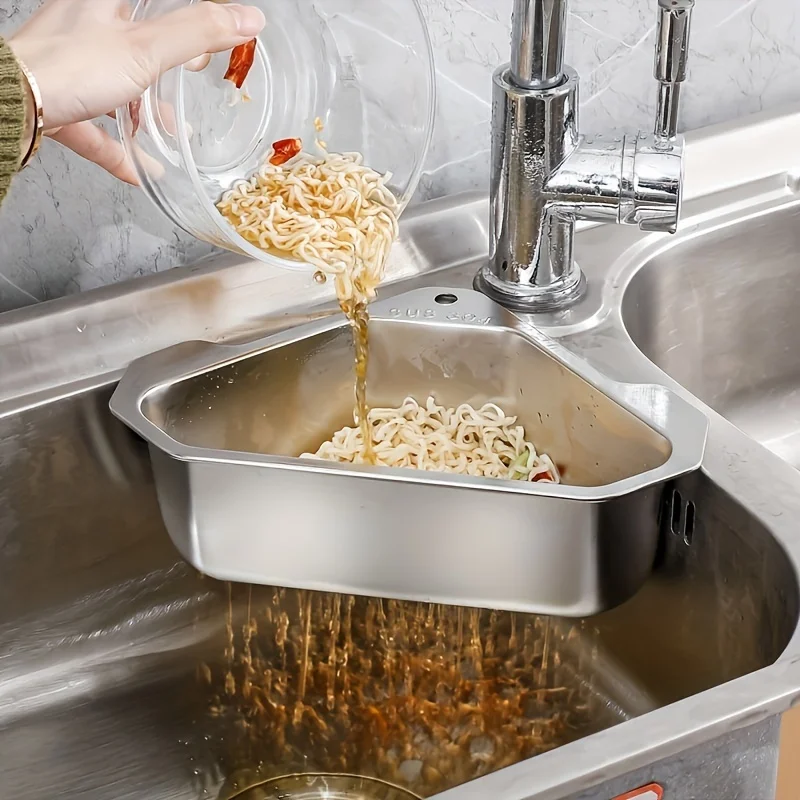 1 adet paslanmaz çelik mutfak lavabo filtresi drenaj sepeti lavabo artıkları kalıntı çöp drenaj rafı lavabo