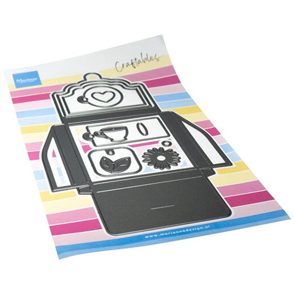 Craftables Stencil Gears Punch Die XL - Moeren & Bouten Truck Verkeer Metaal Snijmallen voor DIY Handgemaakte Scrapbook Mei 2026 Nieuw