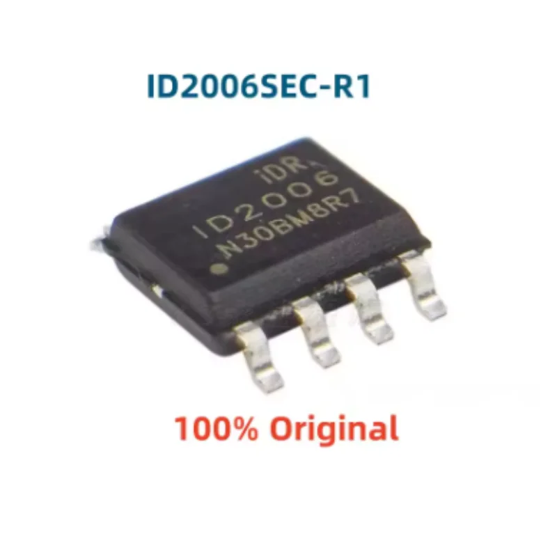 20PCS Original ID2006SEC-R1 200V Half Bridge Gate Driver SOP8 SMD 1A Source Sink Current 3.3V/5V Logic Compatible UVLO Protectio
